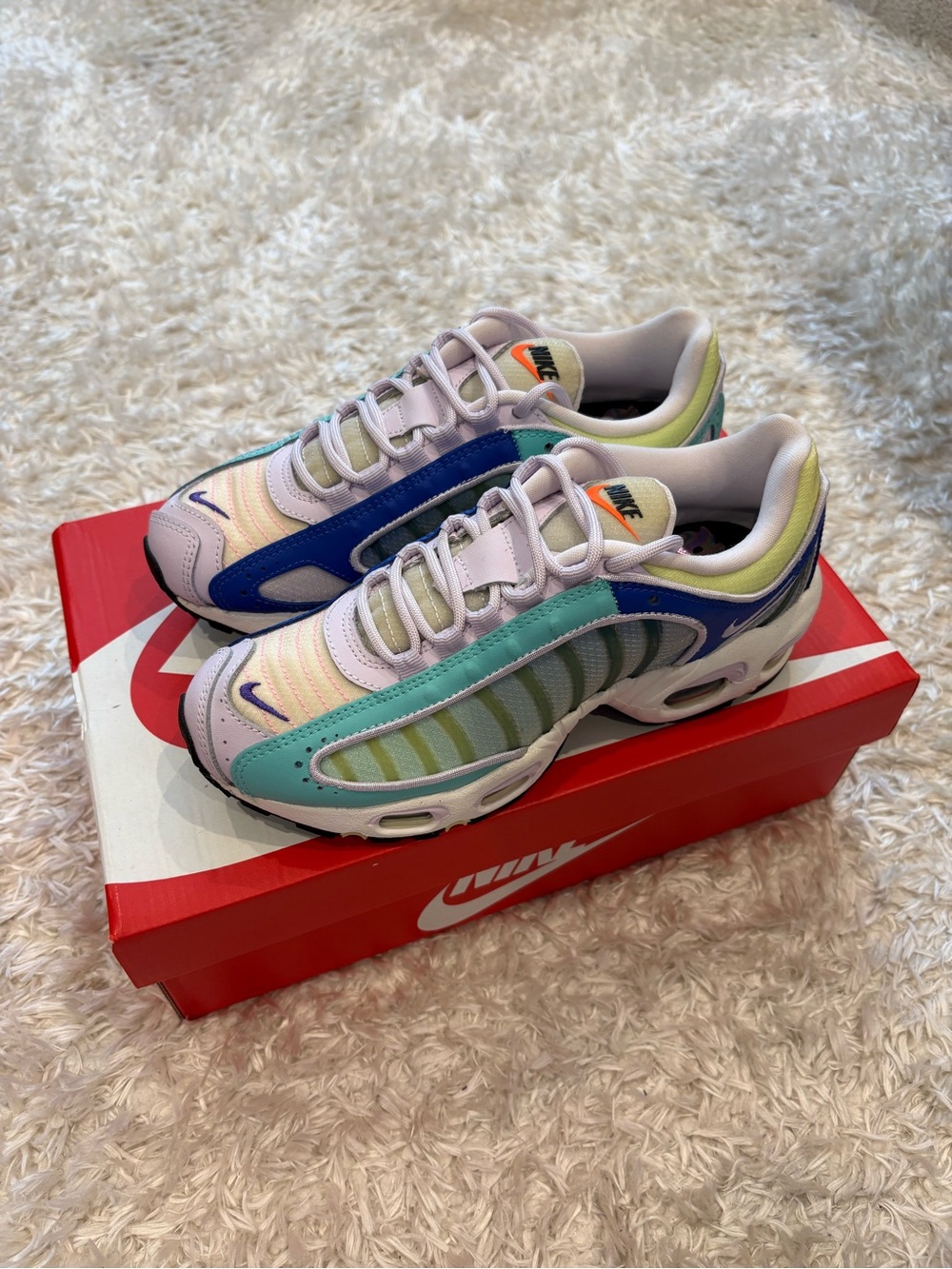 Nike Air Max Tailwind IV Pastel Ombre Multicolor Sneakers Mint, Lavender, Blue